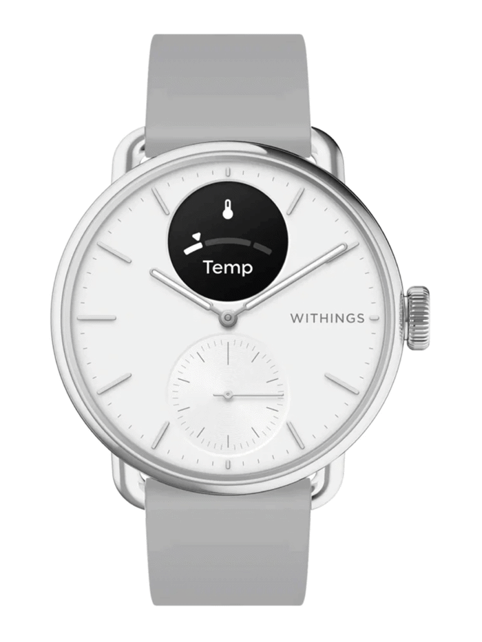 Withings ScanWatch 2 Smartwatch Epanafortizomenis Batarias me Ggri Kaoutsouk Louraki HWA10-model 2-All-Int